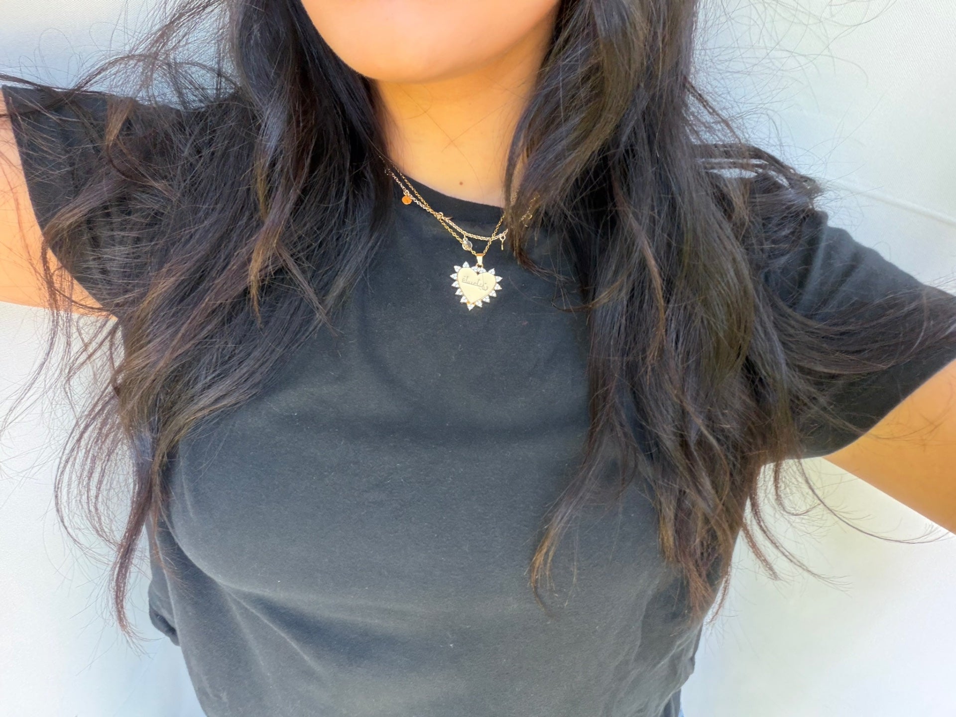 Cream Palestine Heart Pendant