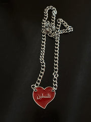 Red Heart Palestine Pendant