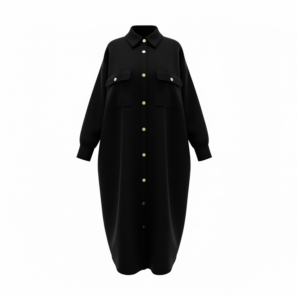 The Drift - longline duster front